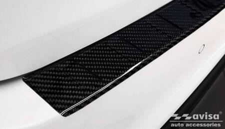 Nakładka na zderzak tylny do KIA SORENTO 3 (Carbon Fiber)