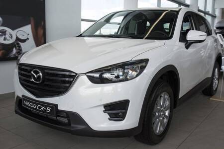 Nakładka na zderzak tylny do MAZDA CX-5 Carbon+Stal