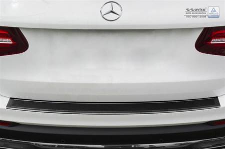 Nakładka na zderzak tylny do MERCEDES GLC X253 (Carbon+Stal)