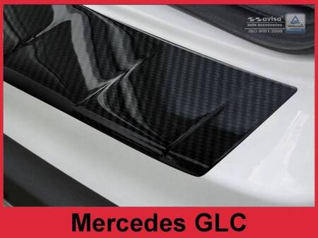 Nakładka na zderzak tylny do Mercedes GLC X253 (Carbon Fiber)