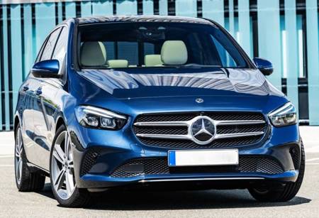 Nakładka na zderzak tylny do Mercedes W247 B klasa (czarna)