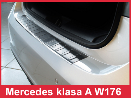 Nakładka na zderzak tylny do Mercedes klasa A W176 (Stal)