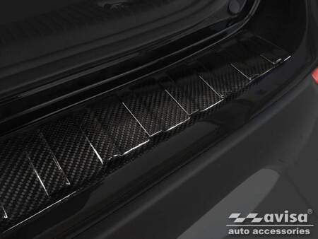 Nakładka na zderzak tylny do Opel Mokka X (Carbon Fiber)