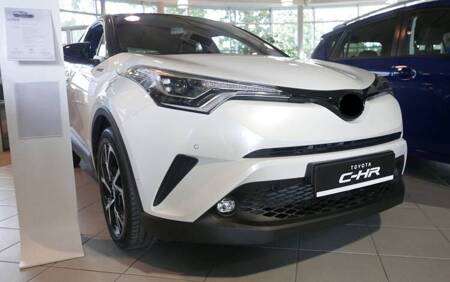 Nakładka na zderzak tylny.do Toyota C-HR Carbon+Stal