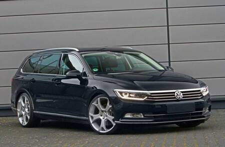 Nakładka na zderzak tylny do Volkswagen Passat B8 Carbon+Stal