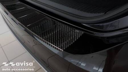 Nakładka na zderzak tylny do Volkswagen Passat B8 Kombi (Carbon Fiber)