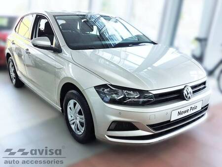 Nakładka na zderzak tylny do Volkswagen Polo 6 (Czarna)