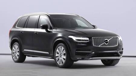 Nakładka na zderzak tylny do Volvo XC90 II (Carbon Fiber)