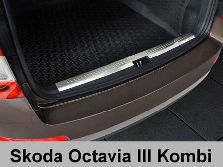 Nakładka wewnętrzna progu bagażnika Skoda Octavia III Kombi (Stal)