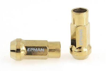 Nakrętki M12x1.5 Stal 48mm EPMAN Gold Stożek