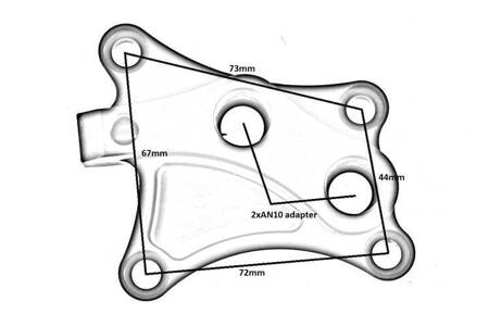 Oil Cooler Adapter Nissan 200sx CA18DET TurboWorks