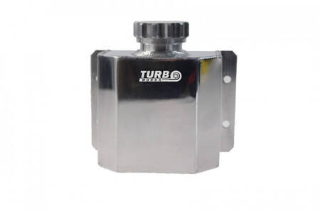 Oil catch tank grodziowy 1L 10mm TurboWorks Silver