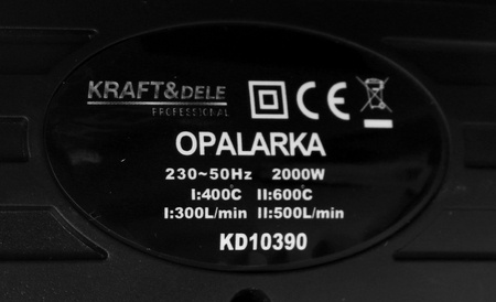 Opalarka Elektryczna 2000W KD10390