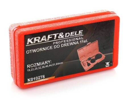 Otwornice do drewna 11 el. KD10278