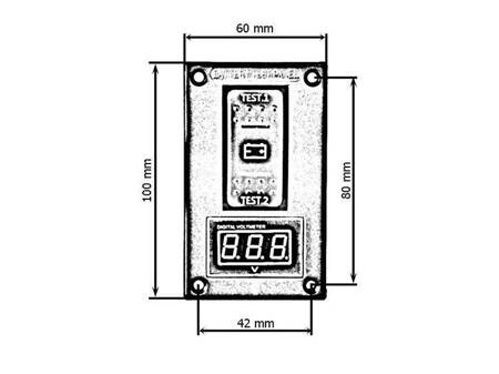 Panel testowy akumulatora