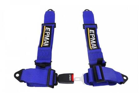 Pasy sportowe 4p 3" EPMAN Blue