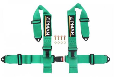 Pasy sportowe 4p 3" EPMAN Green