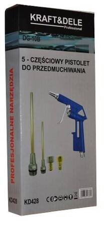 Pistolet do Przedmuchiwania 5 elementów KD428