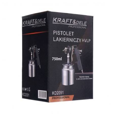 Pistolet lakierniczy HVLP 750ml KD2091