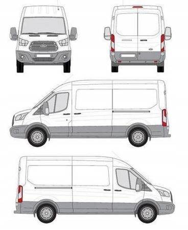 Platforma bagażnik dachowy Ford Transit  L3H2 OD 2014-