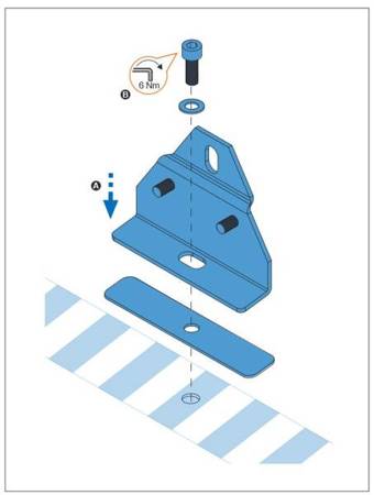 Platforma dachowa bagażowa VW Caddy 2007-2011 krótki