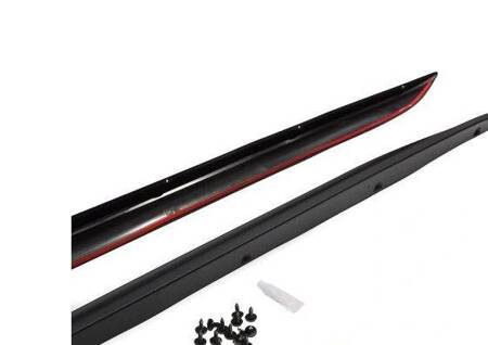 Progi panele boczne bmw g22 g23 20- m-performance style black matt