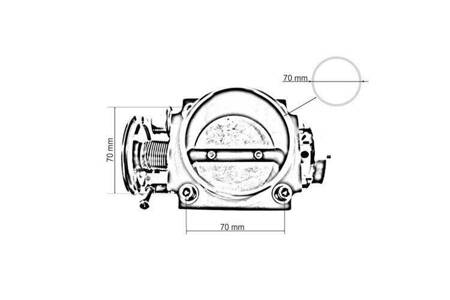 Przepustnica TurboWorks Honda Civic B16/B18 70mm