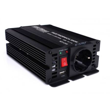 Przetwornica 12V na 230V 300W / 600W  skorygowana sinusoida KD1258