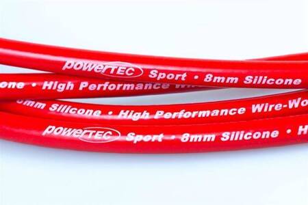 Przewody zapłonowe PowerTEC MITSUBISHI ECLIPSE II 4G63 4G63T 95-98 Niebieskie