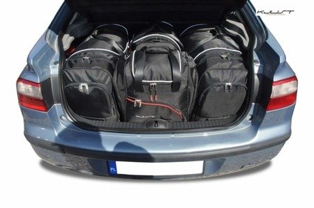 RENAULT LAGUNA HATCHBACK 2001-2007 TORBY DO BAGAŻNIKA 4 SZT