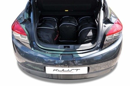 RENAULT MEGANE COUPE 2008-2016 TORBY DO BAGAŻNIKA 4 SZT