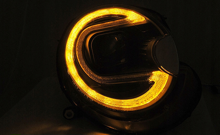 Reflektory Tube Led Black Do Mini Cooper 06-14