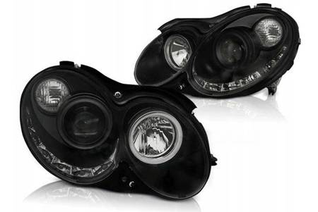 Reflektory lampy przednie Mercedes CLK W209 Daylig