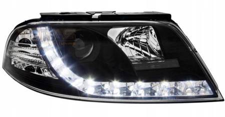 Reflektory przednie VW Passat B5 3BG FL BLACK DAYL