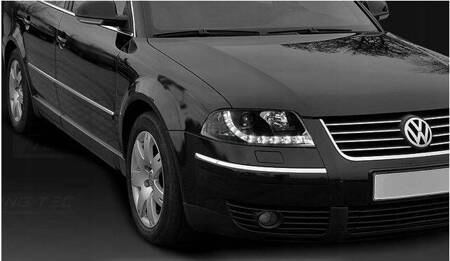 Reflektory przednie VW Passat B5 3BG FL BLACK DAYL