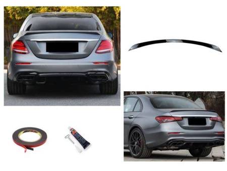 SPOILER NA KLAPĘ MERCEDES W213 16- GLOSS BLACK