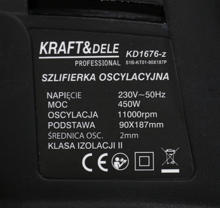 SZLIFIERKA OSCYLACYJNA KD1676-Z