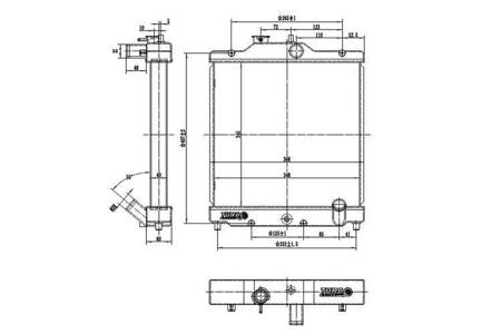 Sportowa Chłodnica Wody Honda Civic 92-00 TurboWorks