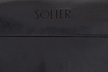 Sportowa torba weekendowa Solier S18 GOVAN czarna