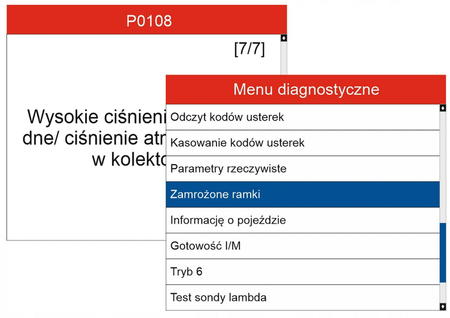 Tester skaner diagnostyczny CREATOR C301 J.POLSKI