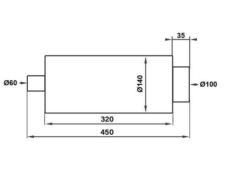 Tłumik ProRacing 60mm MT02