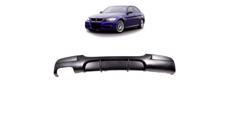 Tylny dyfuzor Matt Black BMW 3 E90 E91 2004-2011