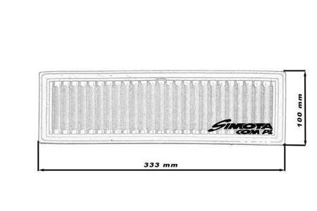 Wkładka SIMOTA OC002 333X100mm