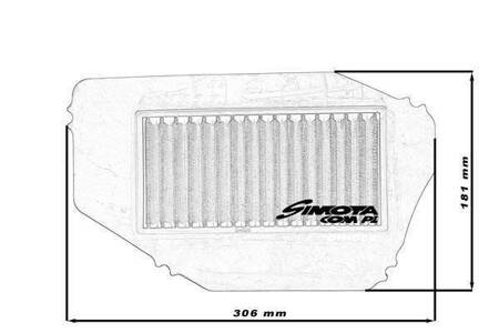 Wkładka SIMOTA OH004 306X181mm