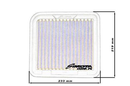 Wkładka SIMOTA OM005 233X219mm