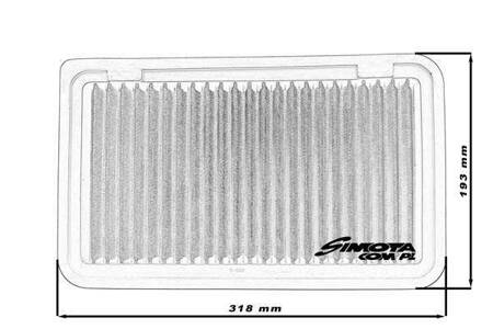 Wkładka SIMOTA OT007 318X193mm