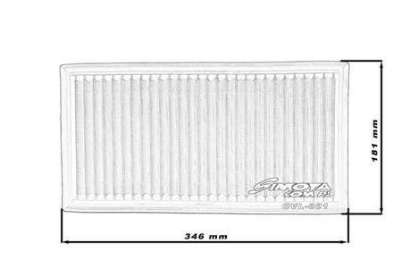 Wkładka SIMOTA OVL001 346X181mm