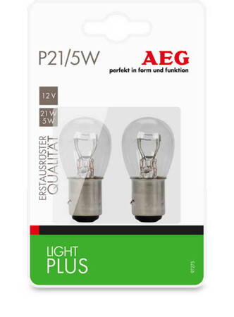 ŻARÓWKI AEG P21/5W, 2 szt.