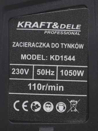 Zacieraczka do tynków 1050W KD1544