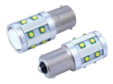 Żarówka VISION P21W BA15s 12/24V 14x3535 SMD LED, CANBUS, biała, 2 szt.